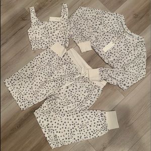 Z Supply leopard lounge set / Z Lounge